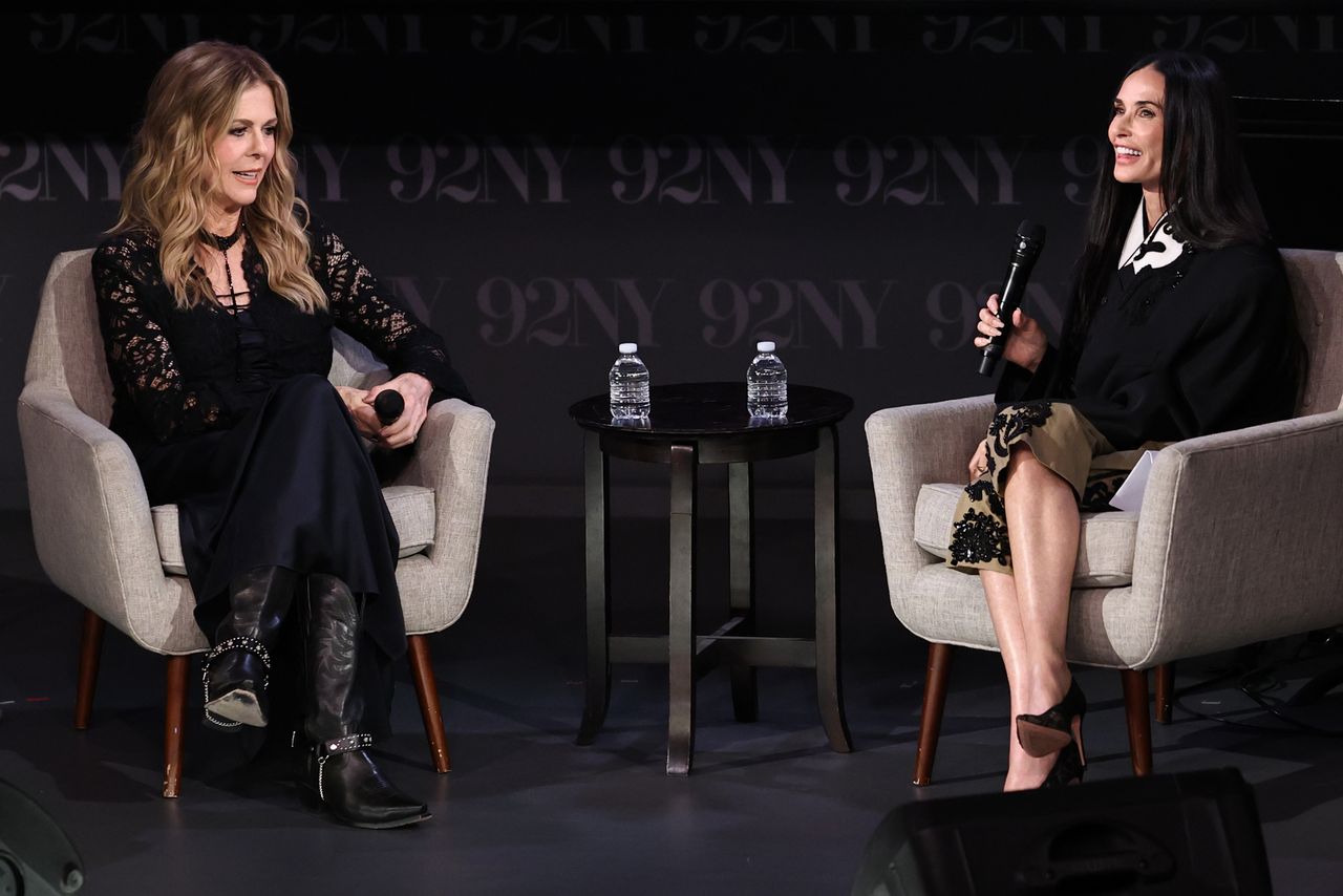 Rita Wilson and Demi Moore at 92NY in New York City on April 28, 2026Credit: Jamie McCarthy/Getty
