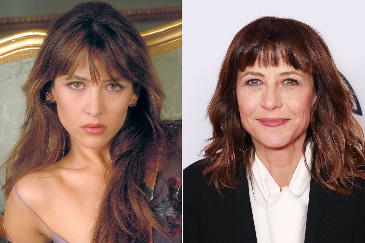 From left: Sophie Marceau as Elektra King in 1999's 'The World Is Not Enough'; Sophie Marceau attends the 'LOL 2.0' premiere at Le Grand Rex in Paris on Feb. 4, 2026Credit: Keith Hamshere/Sygma via Getty; Stephane Cardinale - Corbis/Corbis via Getty