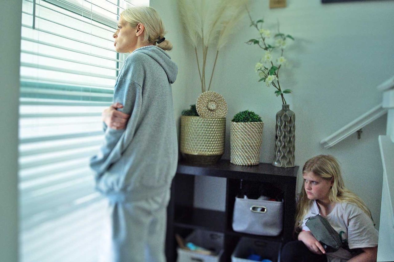 Jessica Zahrt at her home in Utah with her daughter, Brynlee Larson.Credit: ABC News Studio