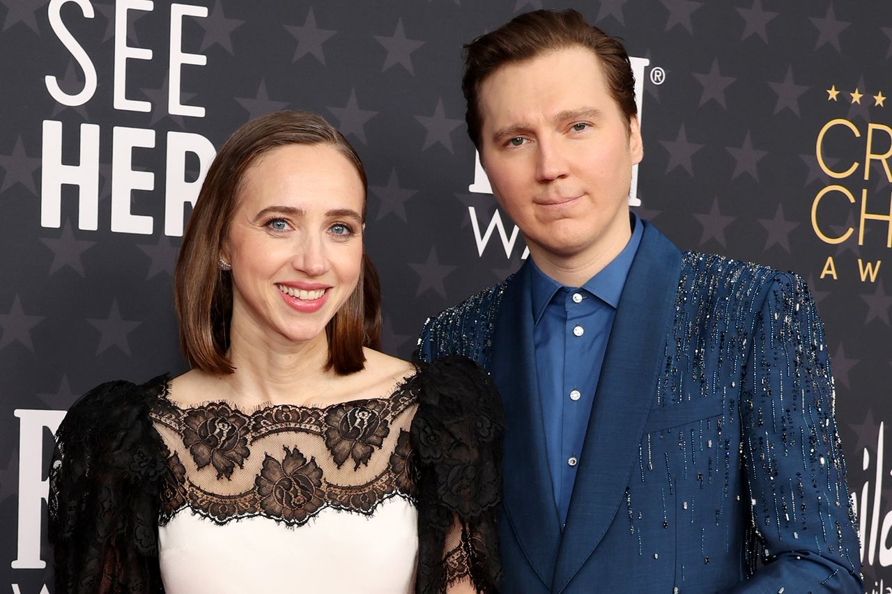 Zoe Kazan and Paul DanoCredit: Monica Schipper/WireImage