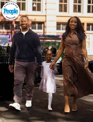 Abby Phillip, husband Marcus Richardson and their daughter NaomiCredit: Hailey Landin
