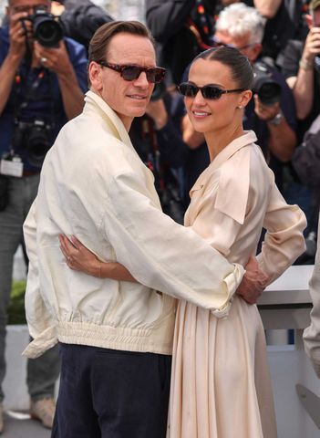 Michael Fassbender and Alicia Vikander on May 18, 20226Credit: Mike Marsland/WireImage