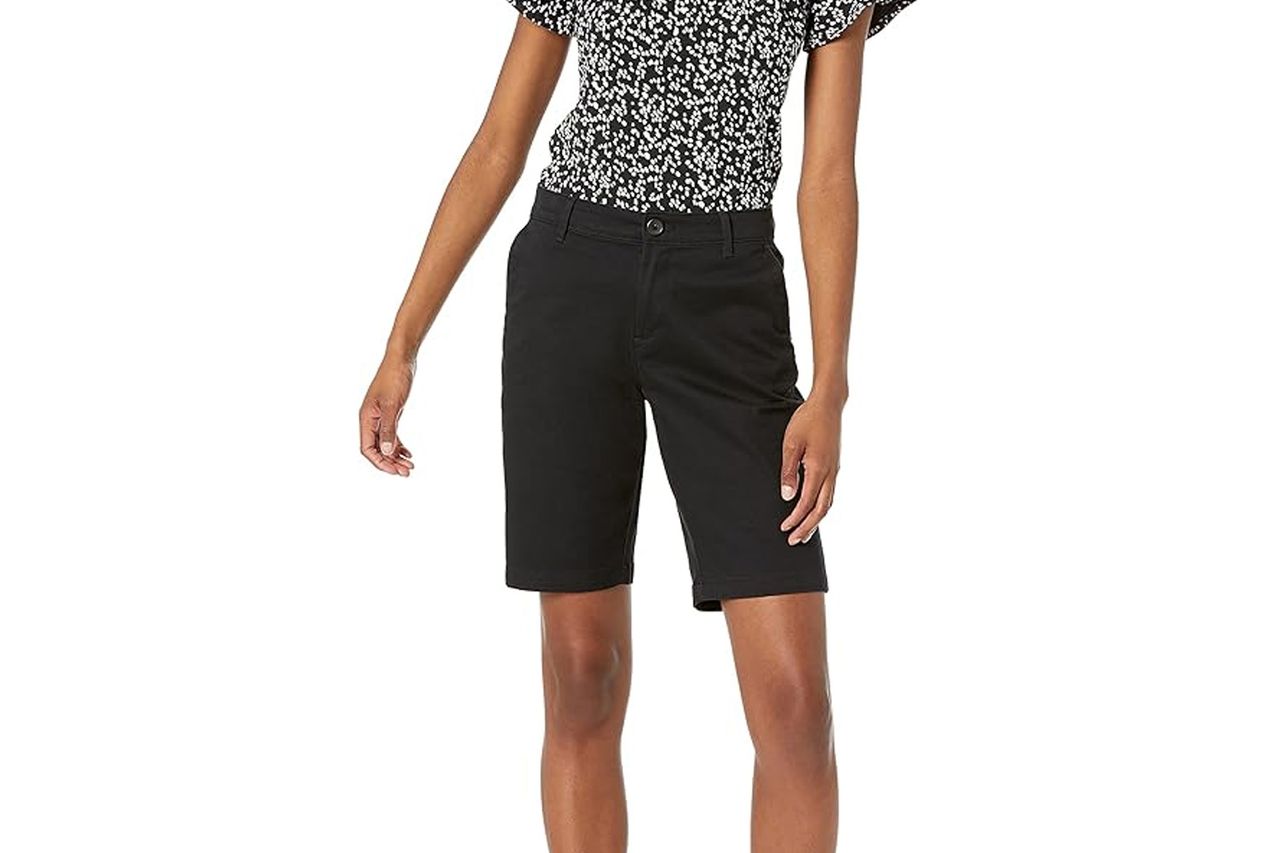 Amazon Essentials Women's Mid-Rise Slim-Fit 10 Credit: Amazon