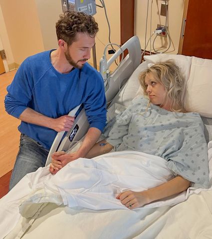 Micarah Tewers in the hospitalCredit: Micarah Tewers/Instagram