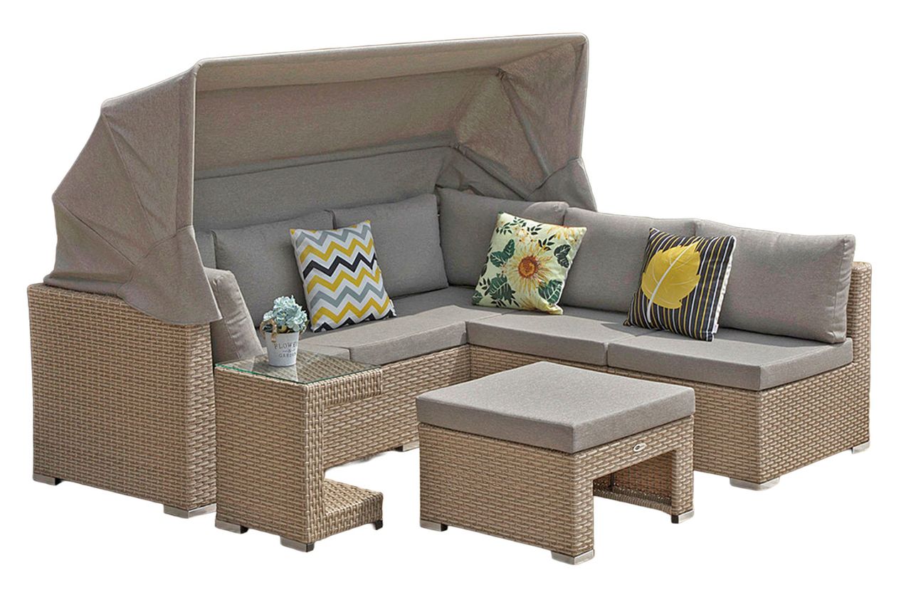Mccrady Fully Assembled Aluminum Outdoor Patio Daybed By Bayou Breeze Credit: Wayfair