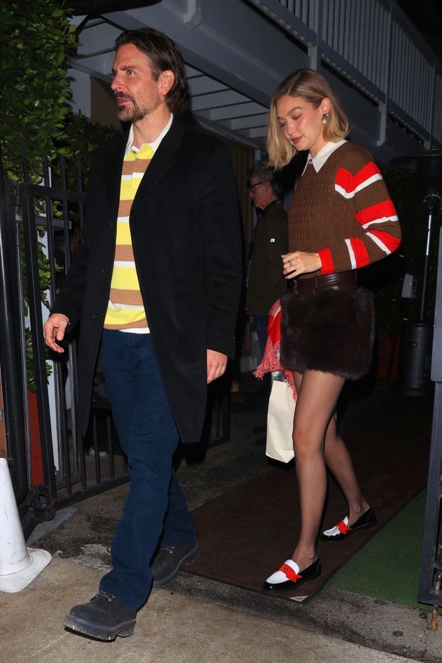 Gigi Hadid and boyfriend Bradley CoopeCredit: BACKGRID