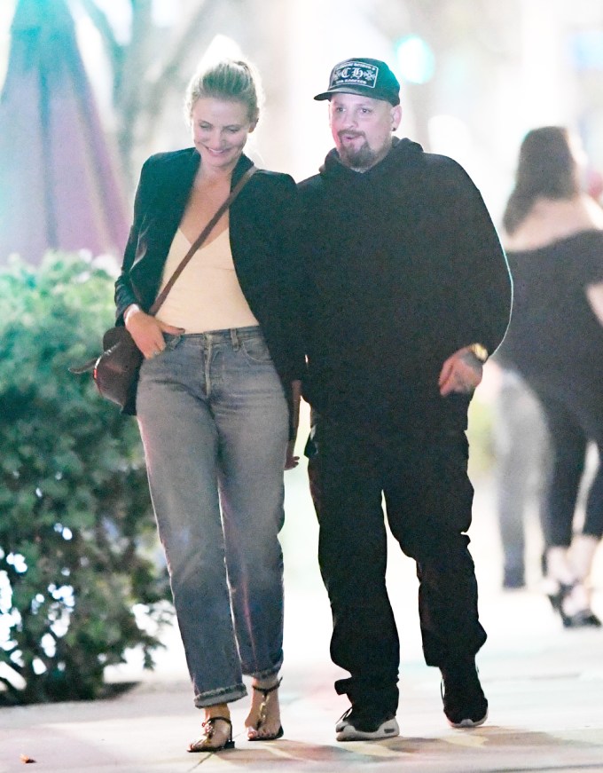 Cameron Diaz & Benji Madden on a date night in Beverly Hills