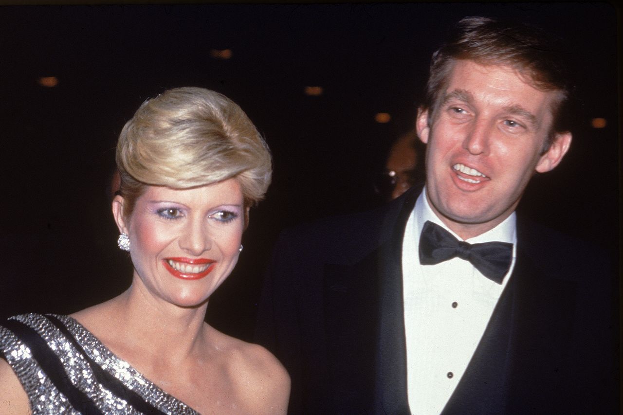 Ivana Trump and Donald Trump at a formal party in 1982Credit: Tom Gates/Getty