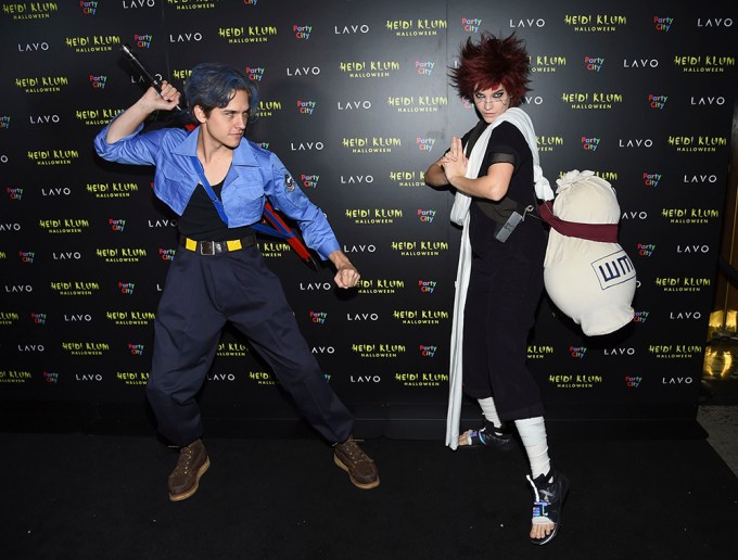Dylan Sprouse and Barbara Palvin attend Heidi Klum’s Halloween Party 2018