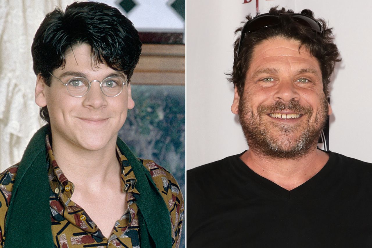 FAMILY TIES - Marc Price as Erwin 'Skippy' Handleman; From left: Marc Price as Erwin 'Skippy' Handleman on 'Family Ties'; Marc Price attends the premiere of FilmMcQueen's 'Crazy Bitches' at Brew Brothers in North Hollywood, Calif., on Aug. 17, 2019Credit: Paul Drinkwater/NBCU Photo Bank/NBCUniversal via Getty Images; Paul Archuleta/Getty Images