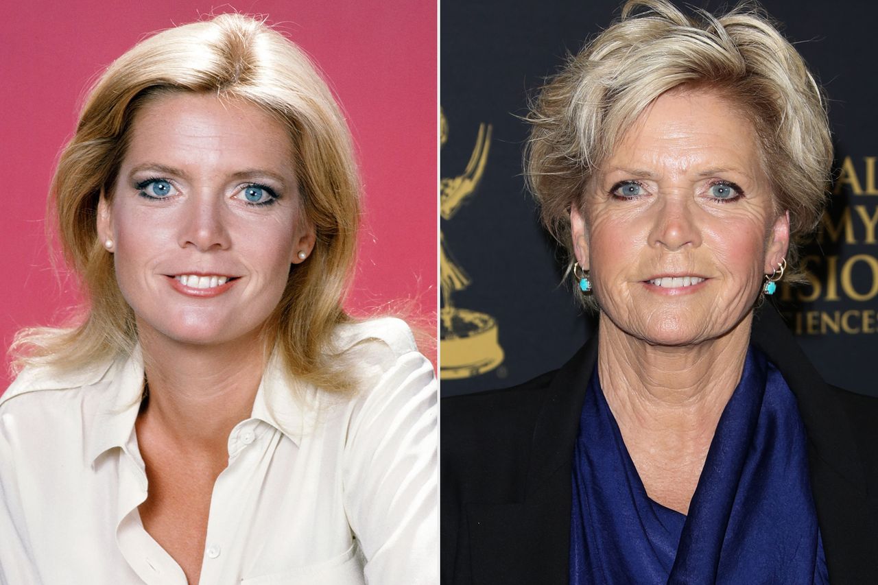 FAMILY TIES - Meredith Baxter as Elyse Keaton From left: Meredith Baxter as Elyse Keaton on 'Family Ties'; Meredith Baxter attends the 42nd annual Daytime Creative Arts Emmy Awards at the Universal Hilton Hotel in Universal City, Calif., on April 24, 2015Credit: Herb Ball/NBC/NBCU Photo Bank; Paul Archuleta/FilmMagic