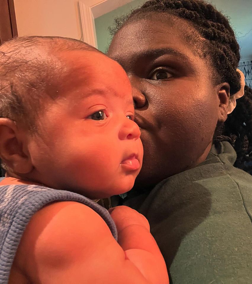 Gabby Sidibe with Cooper.Credit: Gabby Sidibe/Instagram