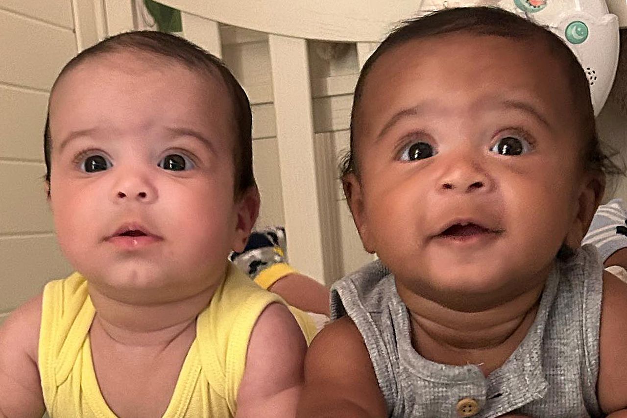 Gabourey Sidibe's kids Maya and Cooper.Credit: Brandon Frankel/Instagram