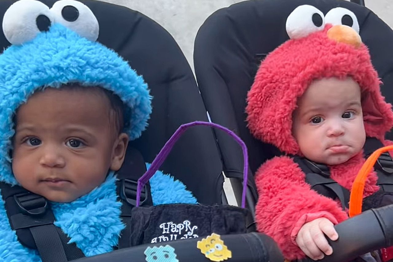 Gabby Sidibe's twins Cooper and Maya.Credit: Gabby Sidibe/Instagram