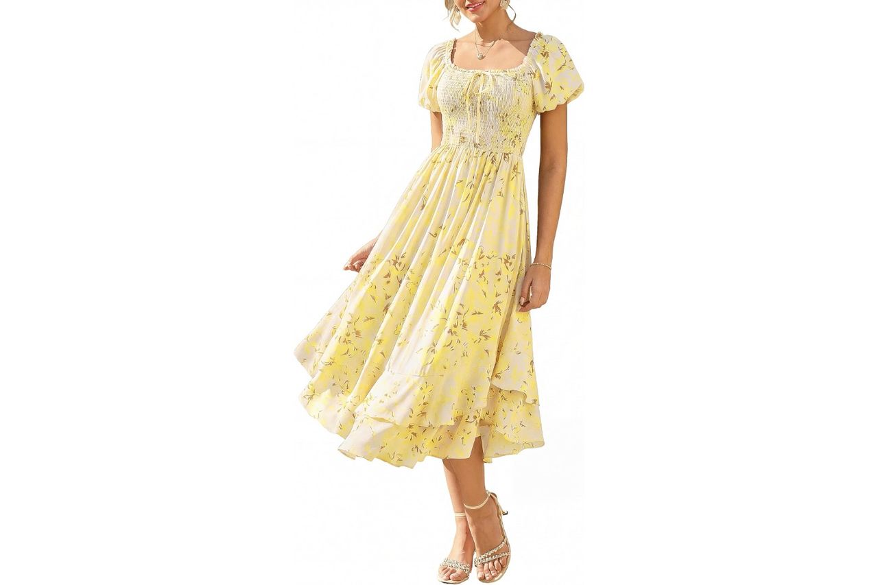 GRACE KARIN Summer Floral Maxi Dress Credit: Amazon