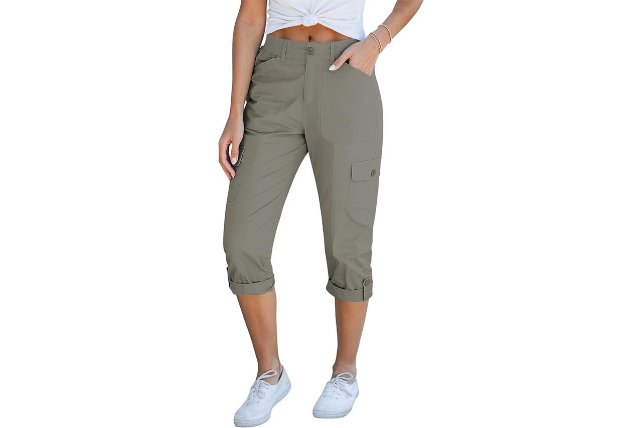Amazon GRAPENT Cargo Capri Pants Credit: Amazon