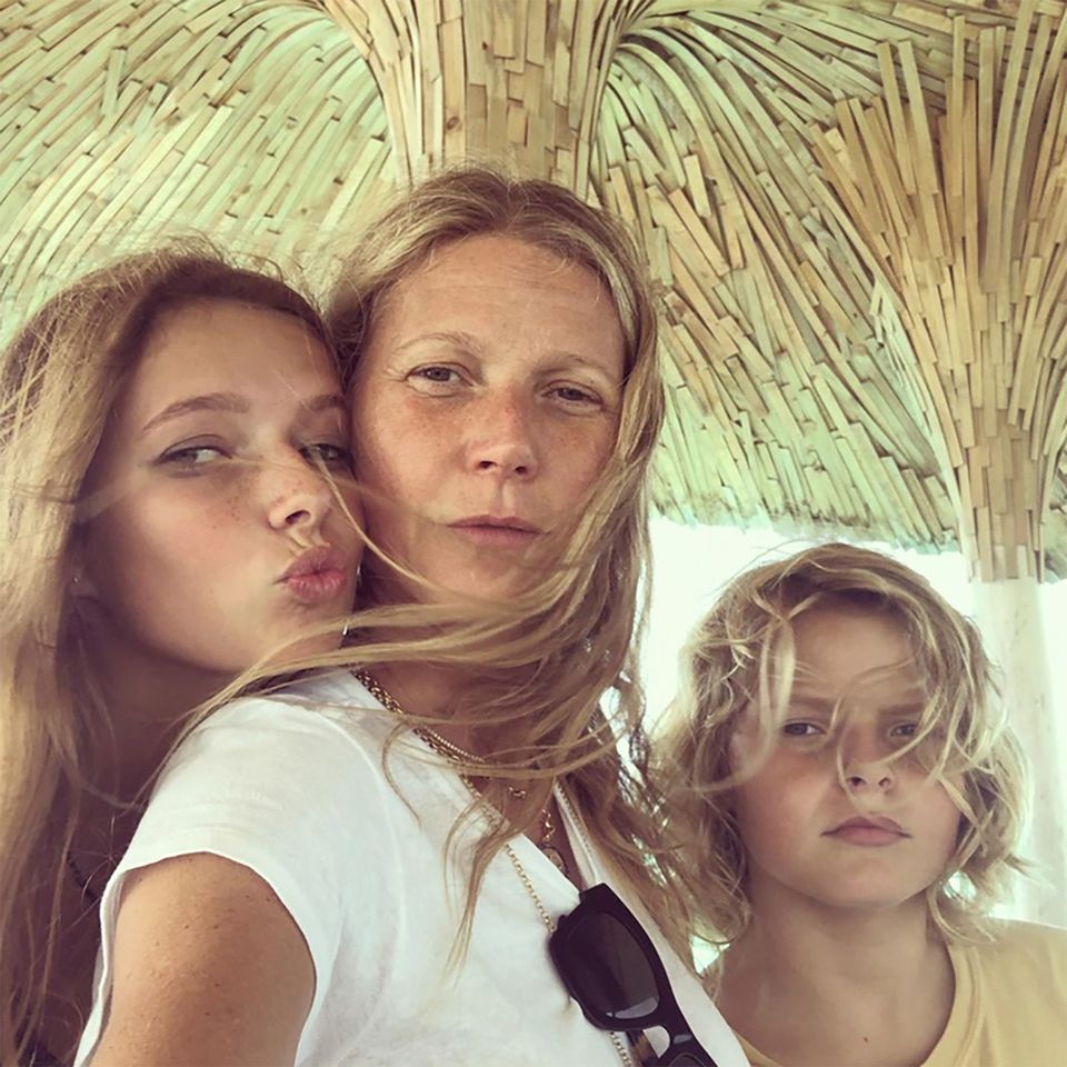 Gwyneth Paltrow with kids Apple and Moses Apple Martin, Gwyneth Paltrow and Moses MartinCredit: gwyneth paltrow/instagram