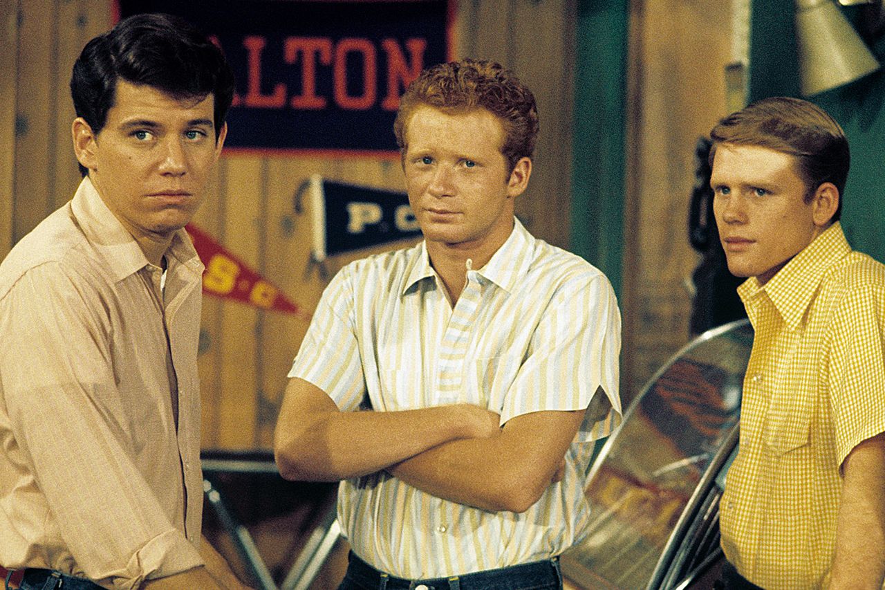 Anson Williams, Don Most and Ron Howard in 'Happy Days.'Credit: ABC Photo Archives/Disney General Entertainment Content via Getty