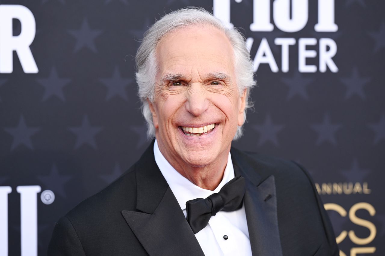 Henry Winkler at The 29th Critics' Choice Awards on January 14, 2024 in Santa Monica, California.Credit: Gilbert Flores/Variety via Getty