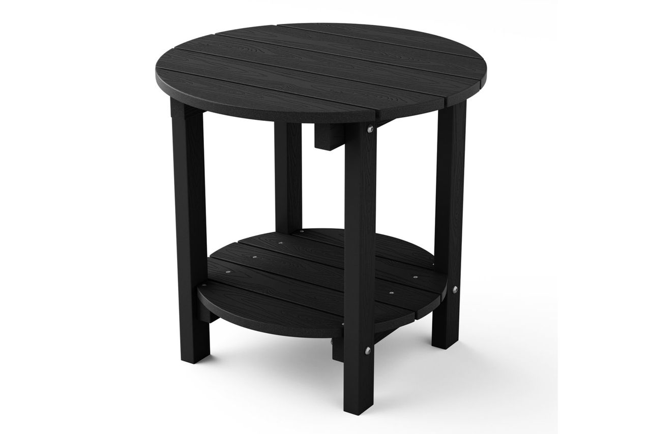 Wayfair Highland Dunes Outdoor All Weather Side Table Credit: Wayfair