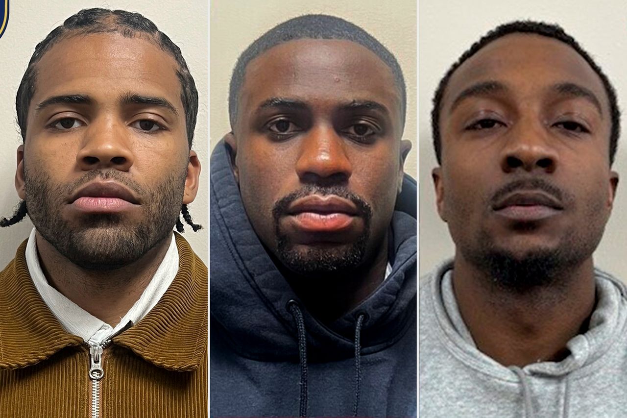 Isaiah Smith; Caleb McCray; Kyle Thurman From left: Isaiah Smith, Caleb McCray and Kyle ThurmanCredit: Baton Rouge Police Department via AP (3)