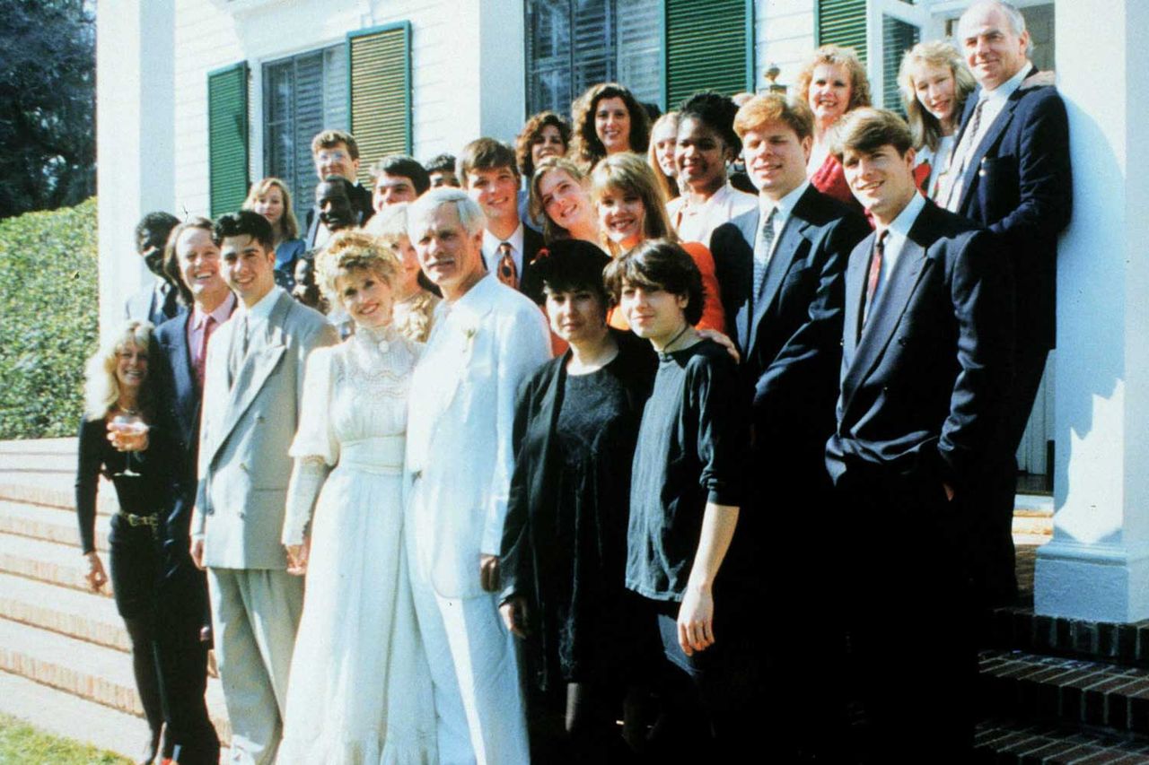 Jane Fonda and Ted Turner's 1991 wedding.Credit: Liaison Agency/Getty