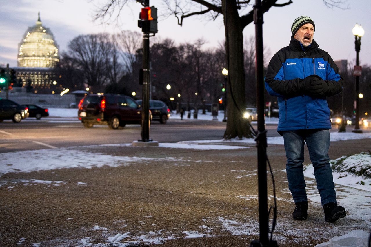 Jim Cantore in 2016Credit: Bill Clark/CQ Roll Call