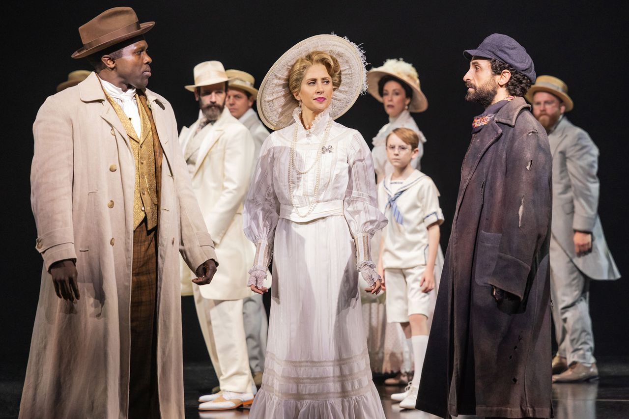 Joshua Henry, Caissie Levy and Brandon Uranowitz in 'Ragtime' on BroadwayCredit: Matthew Murphy