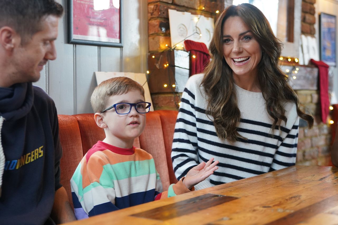 Kate Middleton with dads and kids at a Shaping Us event in London in November 2023Credit: Yui Mok - WPA Pool/Getty