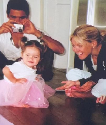 Mark Consuelos, Lola Consuelos and Kelly RipaCredit: Kelly Ripa/Instagram