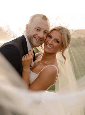Dallas Cowboys Cheerleader Kennedy Hannan Marries Nolan Ruff Nolan Ruff and Kennedy Hannan on their wedding dayCredit: Ivory+Bliss