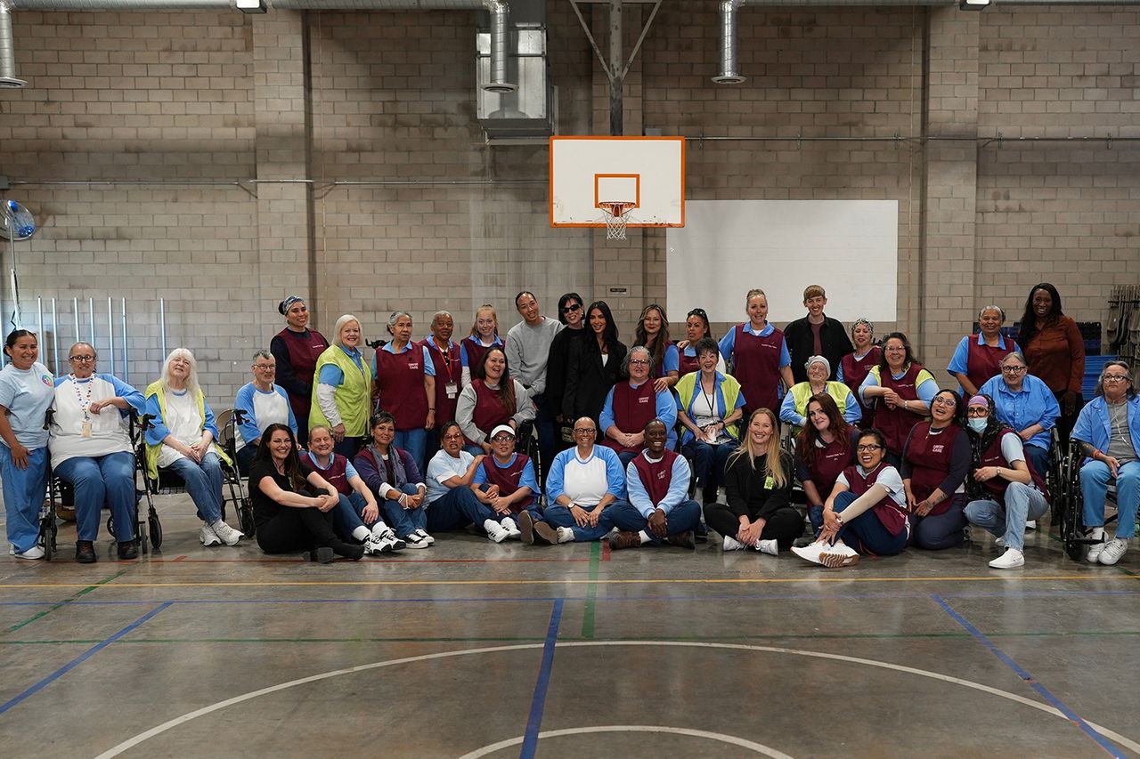 Kim Kardashian and Kris Jenner at Chowchilla prisonCredit: THE LADIES OF HOPE MINISTRIES