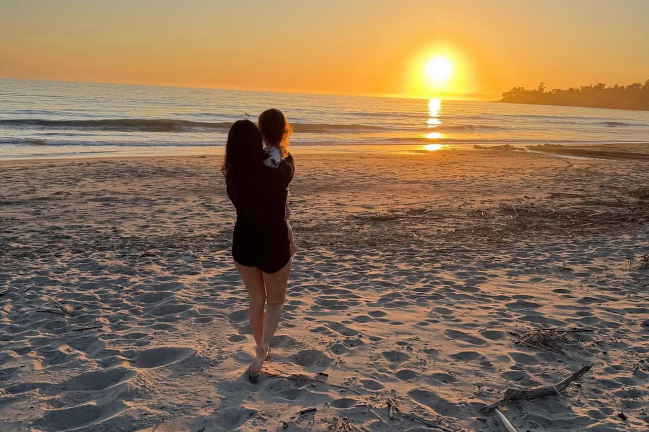 Kourtney Kardashian and RockyCredit: Travis Barker/Instagram