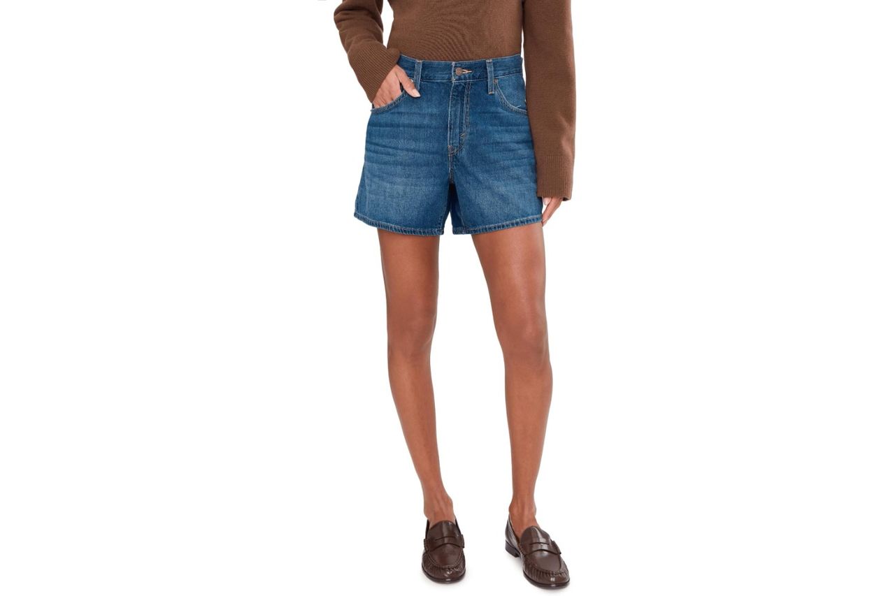 levis womens cinch mid thigh short Credit: Amazon