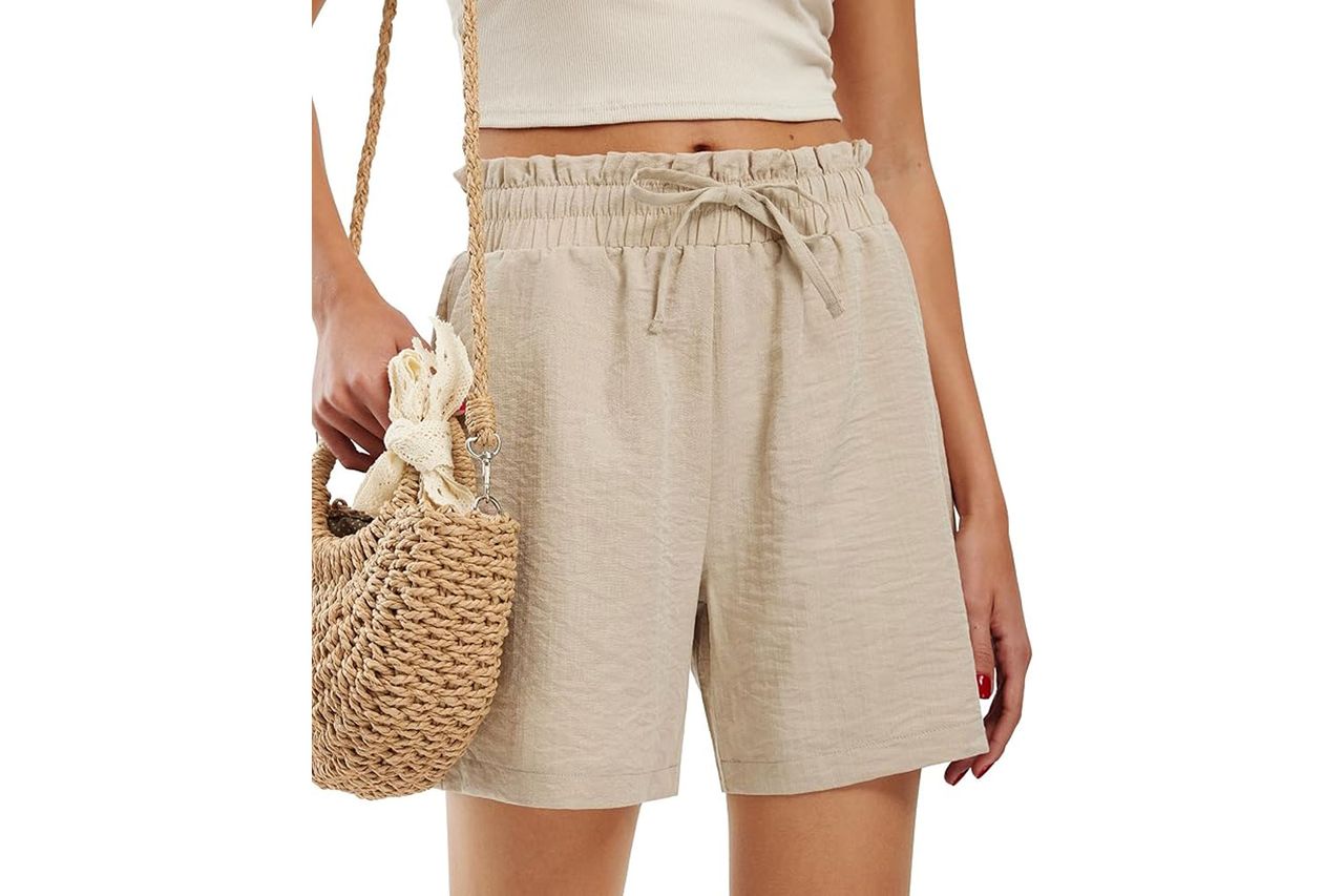 Libin Shorts For Women Linen Shorts High Waisted Credit: Amazon
