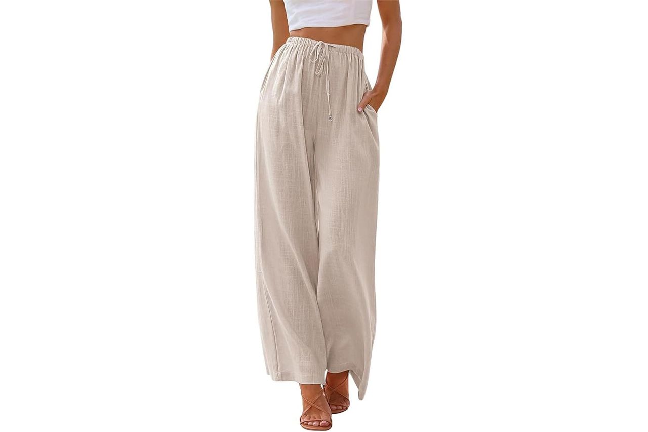 LILLUSORY Women's Linen Summer Palazzo Pants Credit: Amazon