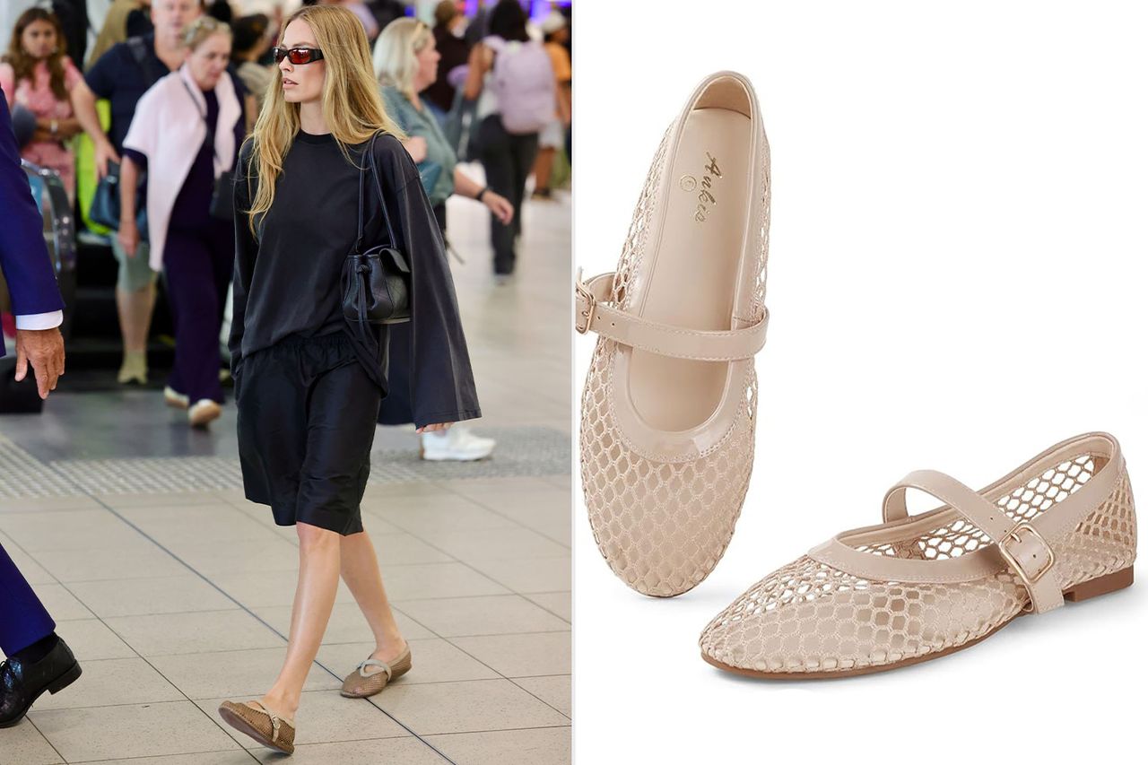 Katie Holmes, Margot Robbie, and More Celebs Are Breaking Out This Foot-Friendly Alternative to Heels for Spring Credit: Media-Mode/SplashNews.com