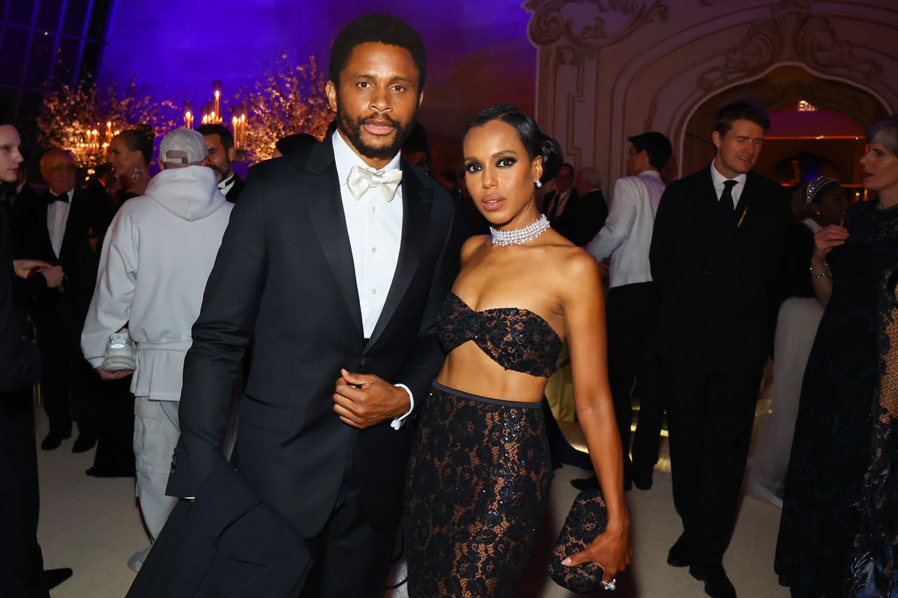 Nnamdi Asomugha and Kerry Washington attend the 2023 Met Gala.Credit: Arturo Holmes/MG23/Getty