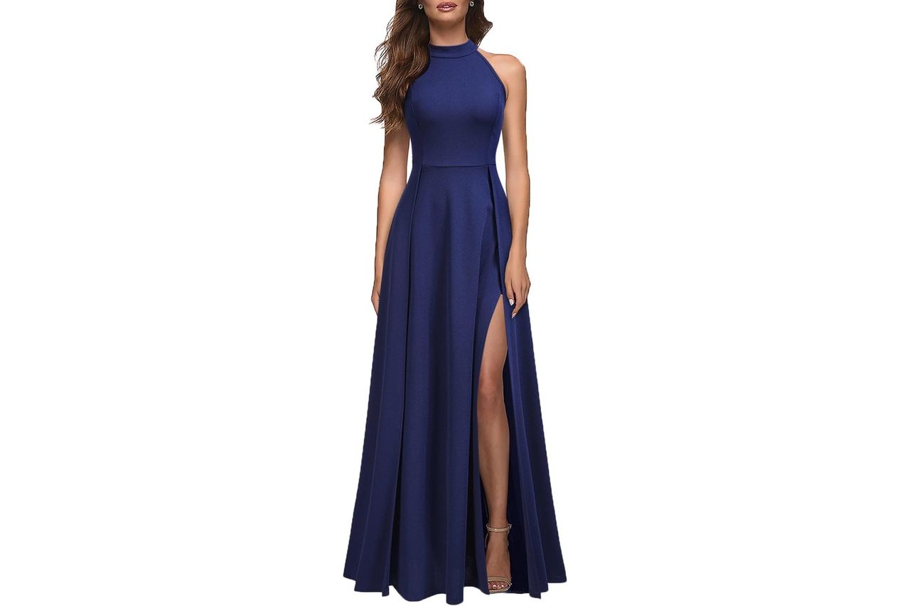 mushare womens halter neck sexy split Credit: Amazon