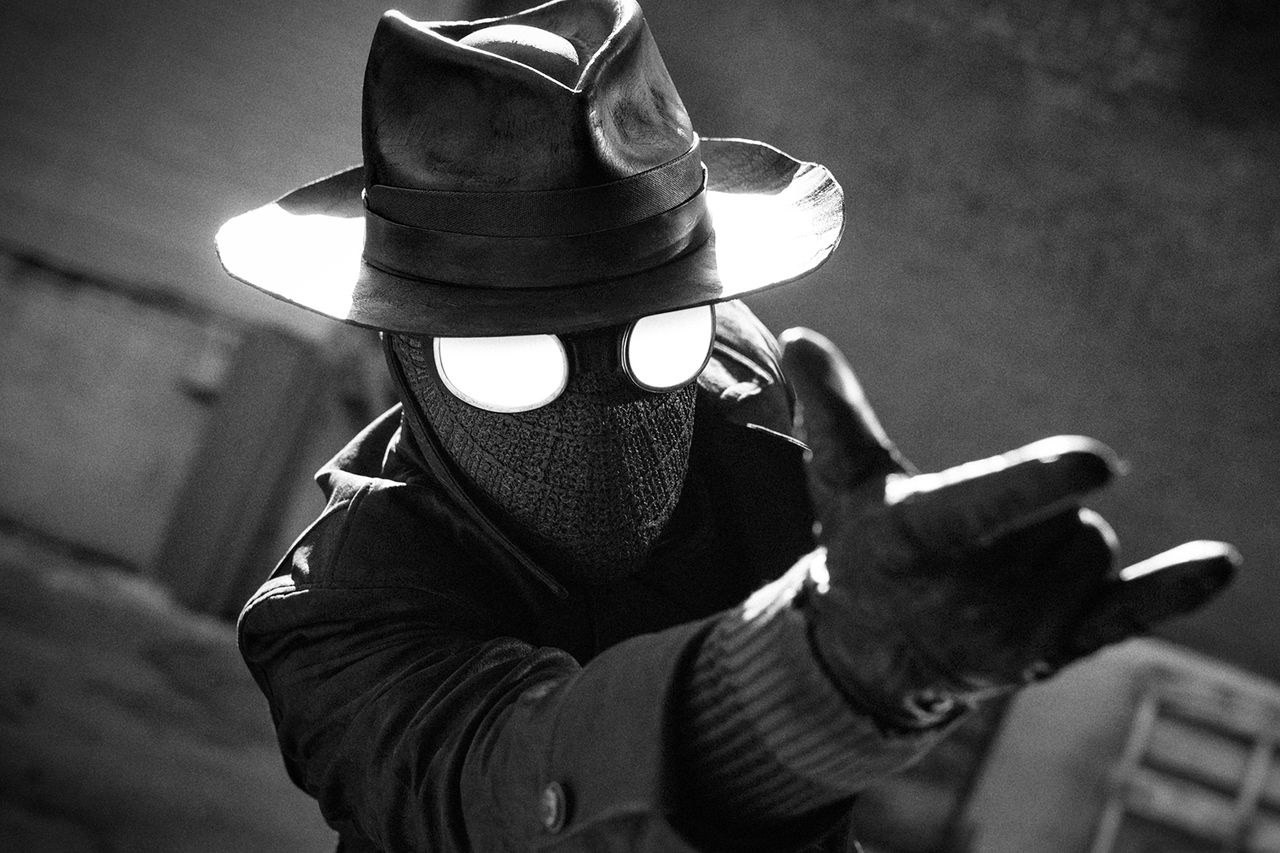 The Spider (Nicolas Cage) in a scene from Prime Videos Spider-Noir Nicolas Cage as Ben Reilly/The Spider in ‘Spider-Noir’ (2026)Credit: Courtesy of Prime Video