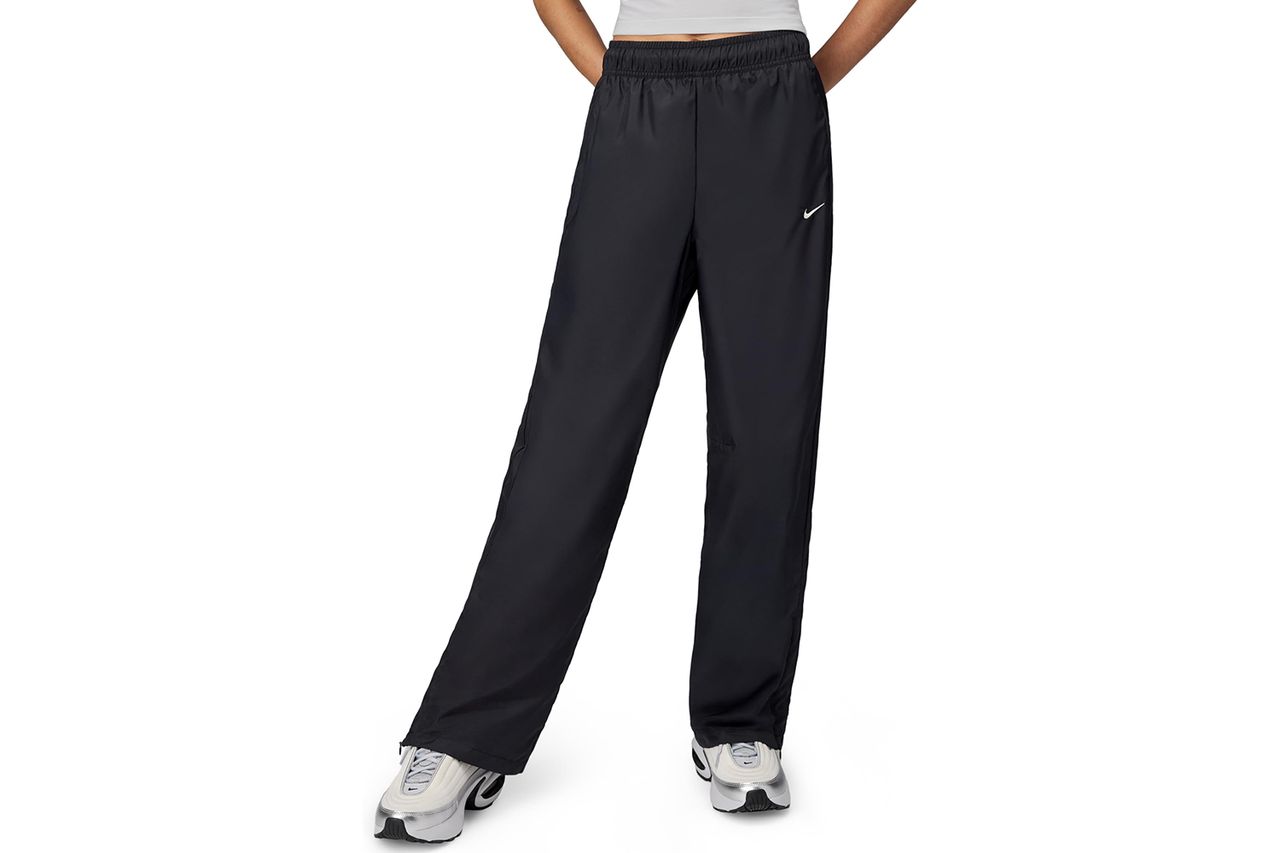 Nike Sportswear Classic Mid-Rise Open-Hem Pants Credit: Amazon