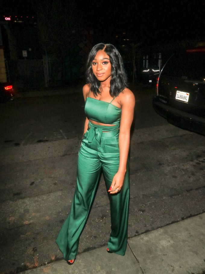Normani Kordei wows in green