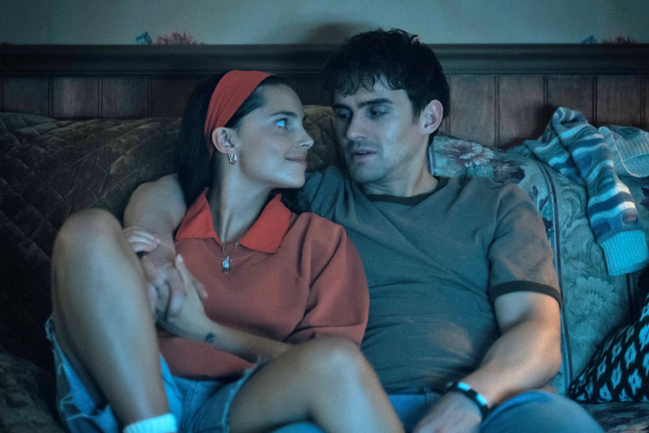 Inde Navarrette and Michael Johnston in 'Obsession'Credit: Focus Features