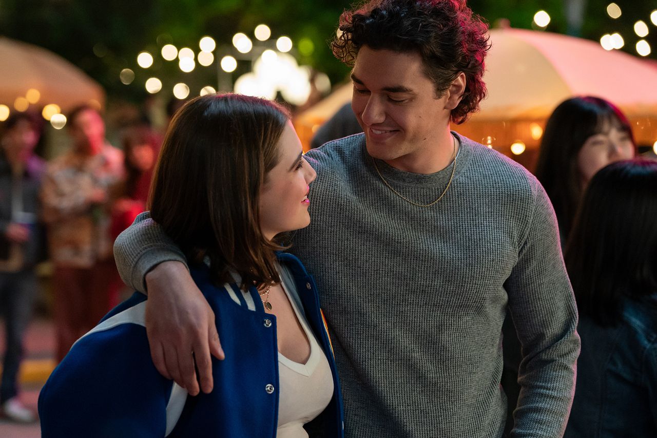 Ella Bright and Belmont Cameli in 'Off Campus'. Ella Bright and Belmont Cameli in 'Off Campus'.Credit: Liane Hentscher/ Prime