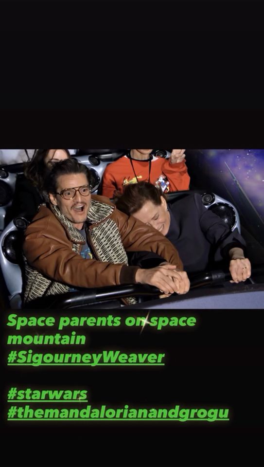 Pedro Pascal and Sigourney WeaverCredit: Pedro Pascal/Instagram