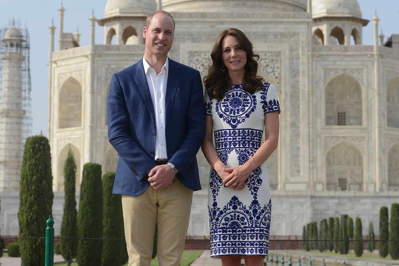 Prince William and Kate Middleton visit the Taj Mahal in 2016Credit: Pankaj Nangia/The India Today Group via Getty