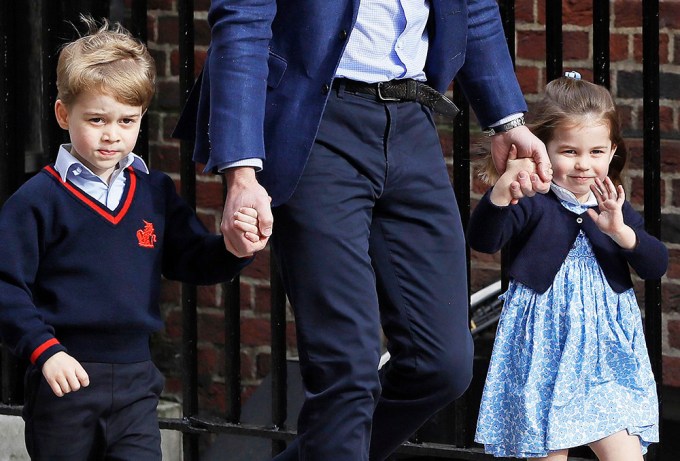 Princess Charlotte Waving To Cameras