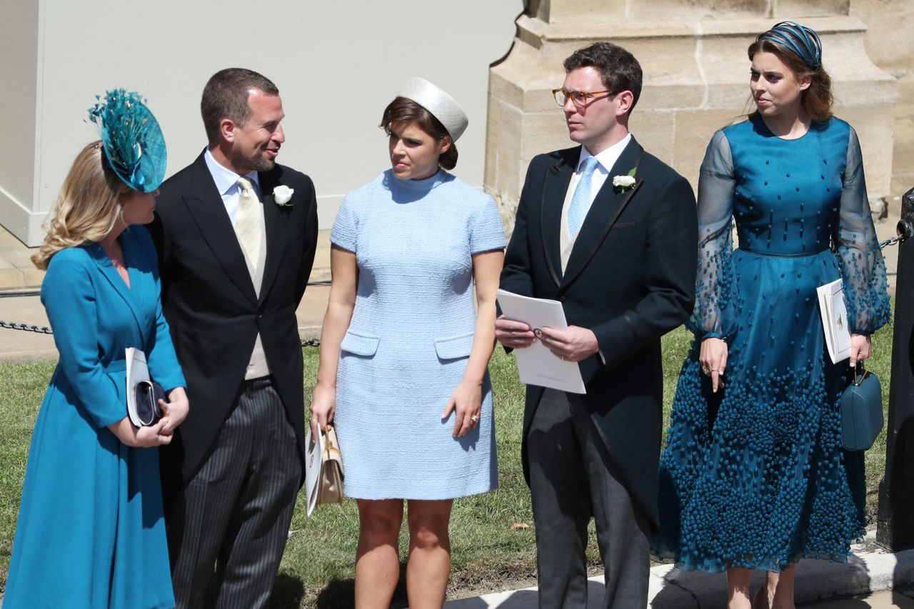 Autumn Phillips, Peter Philips, Princess Eugenie, Jack Brooksbank and Princess BeatriceCredit: Andrew Milligan - WPA/Getty