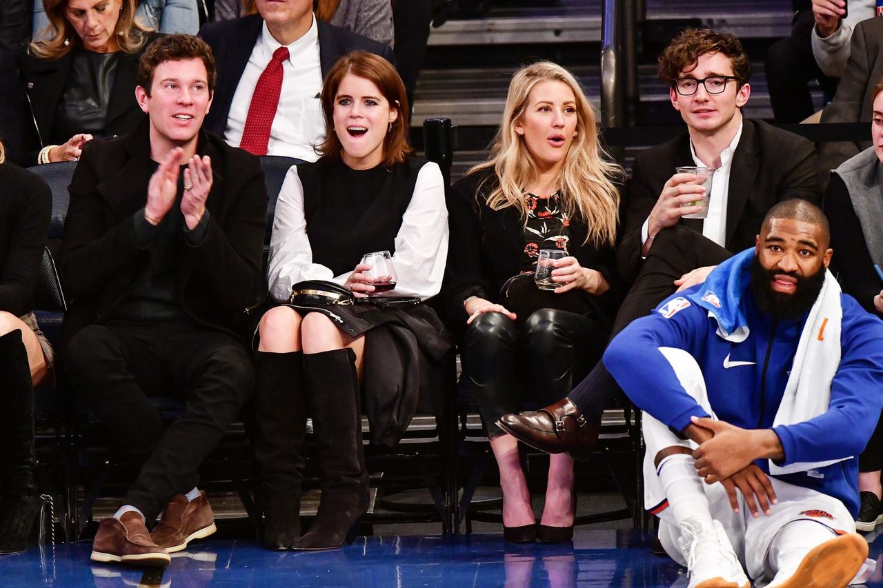 Jack Brooksbank, Princess Eugenie, Ellie Goulding and Caspar JoplingCredit: James Devaney/WireImage
