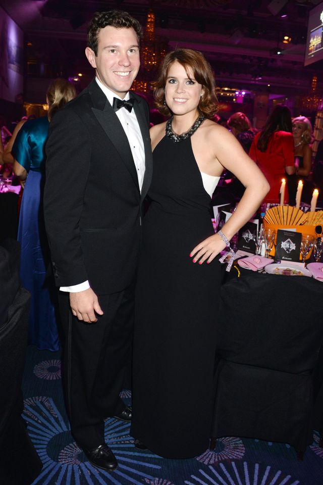 Jack Brooksbank and Princess EugenieCredit: Dominic O'Neill/Boodles Boxing Ball Committee via Getty